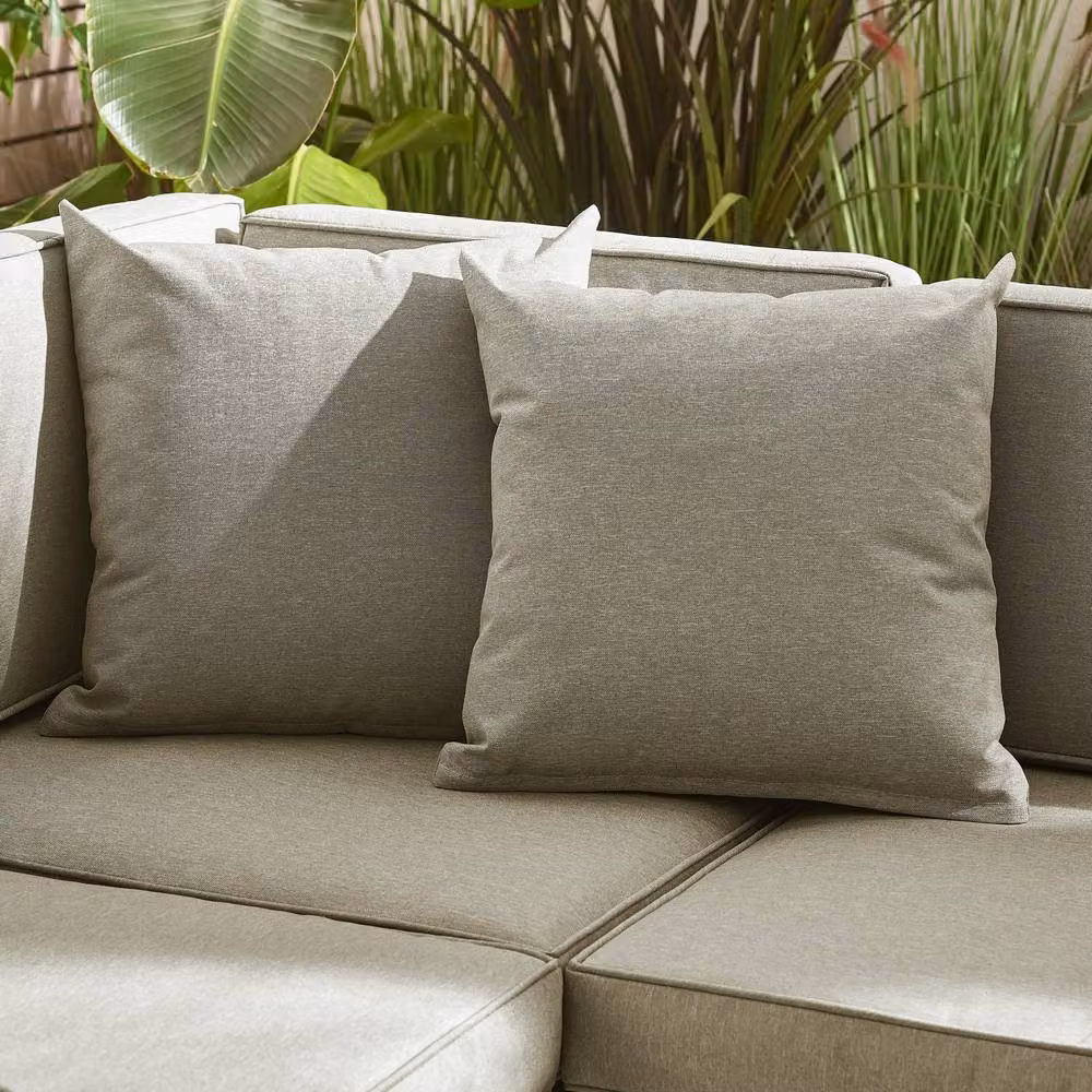 FurnitureboxUK Orlando 8 Seat Modular Outdoor Garden Rattan Sofa Set in Black – 4