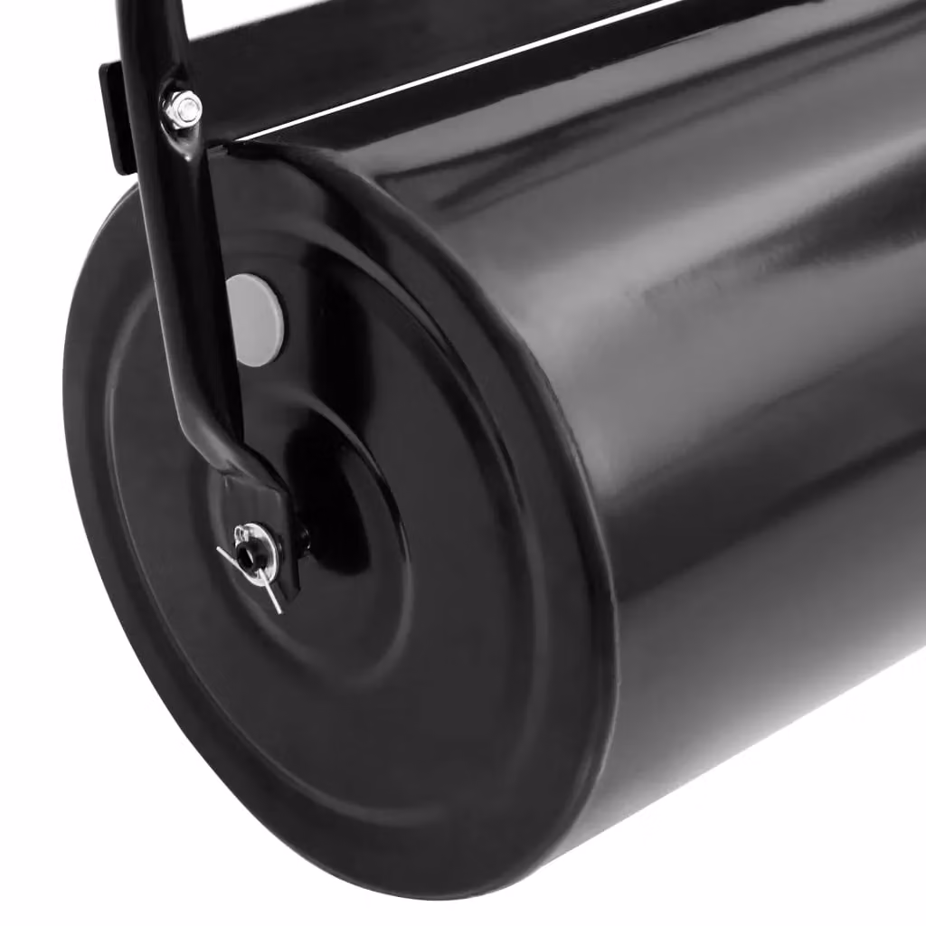 Berkfield Home Garden Manual Lawn Roller with Handle, Black, 63 L, Steel and Iron – 3