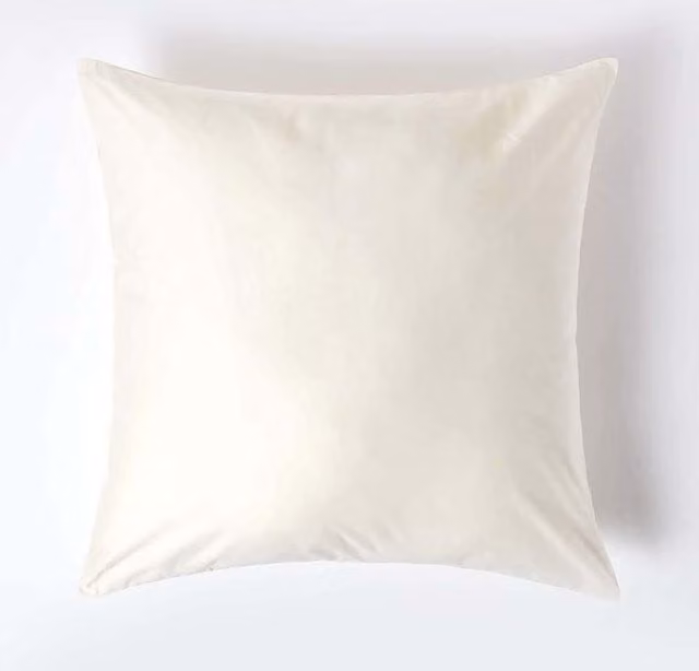 Homescapes 1000 Thread Count Egyptian Cotton Mako Satin Pillowcase, Beige, 60 x 60 cm