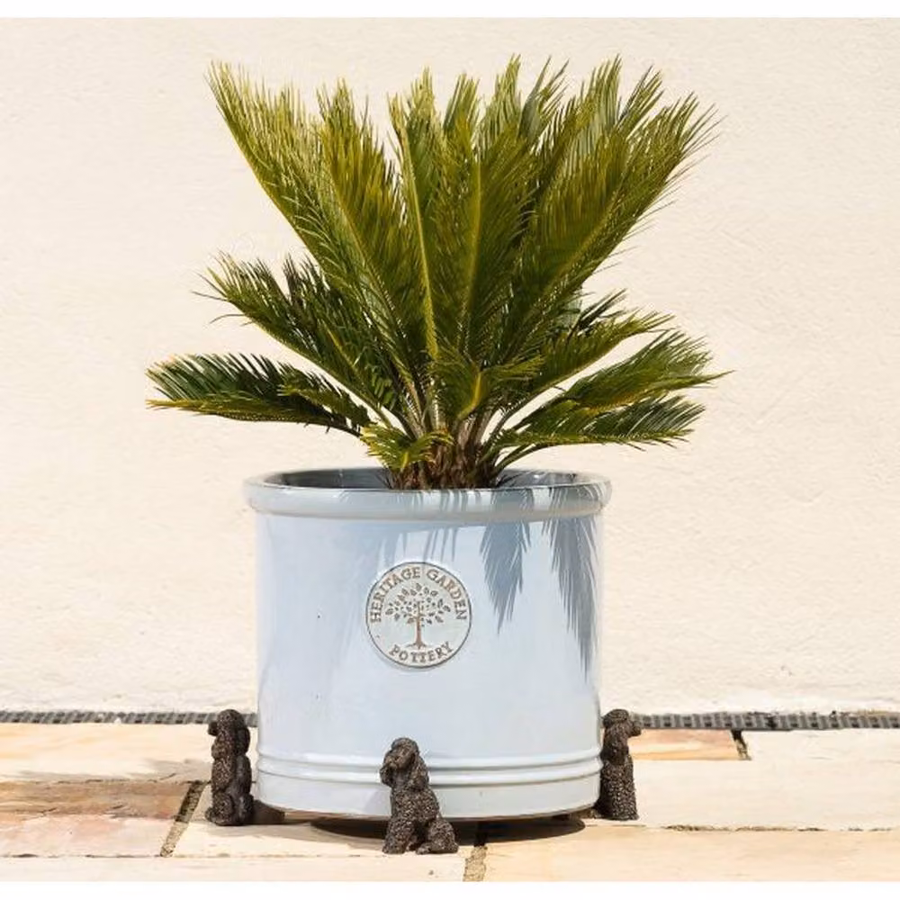 Jardinopia Poodle Plant Pot Feet, Set of 3, Bronze, L8 x W4.5 x H9.5 cm – 4