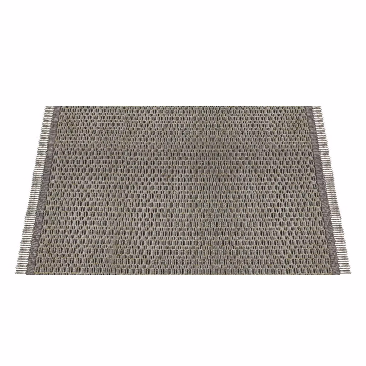 Dome Deco NILA Rectangular Carpet in Silver and Beige, W: 200 cm, D: 300 cm