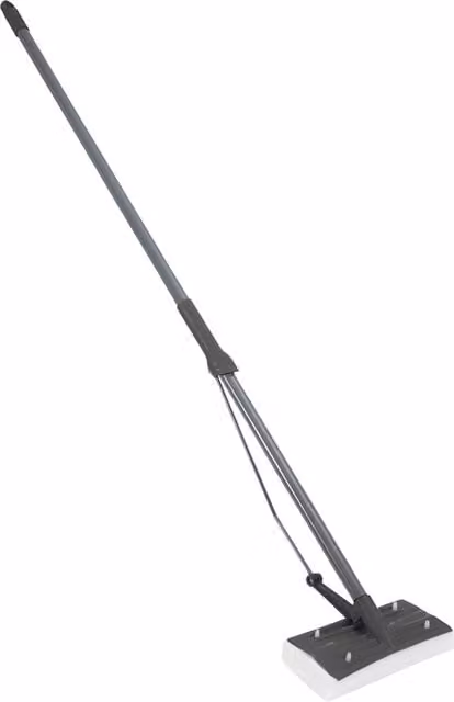 JVL Super-Absorbent Flat Sponge Squeegee Floor Mop with Wringer, Grey