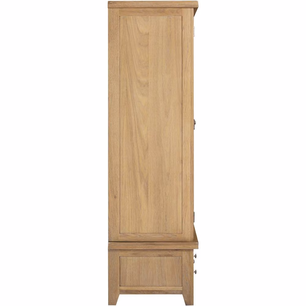 Seconique Windsor 3 Door 2 Drawer Wardrobe in Light Oak – 2