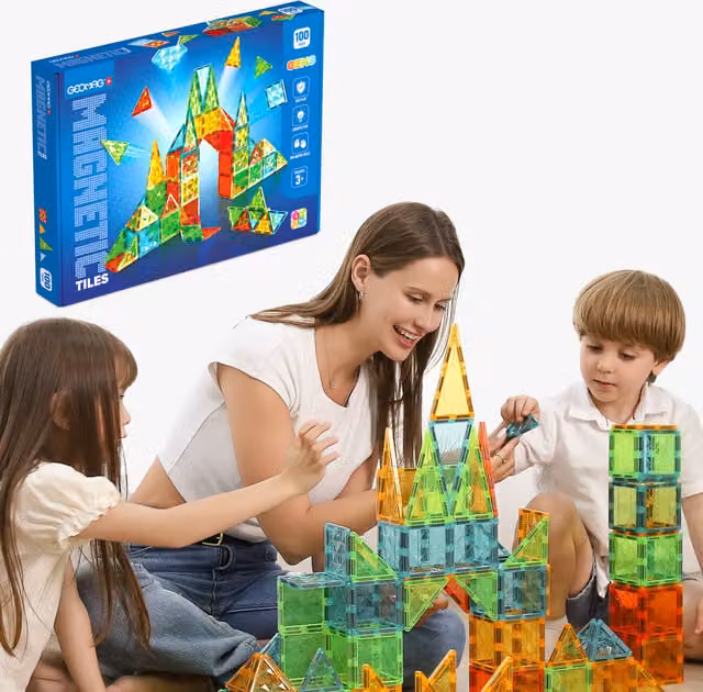 Geomag 4104 Connecting Tiles in Multicolour