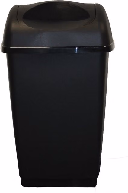 Tontarelli Black Plastic Swing Bin, 9l