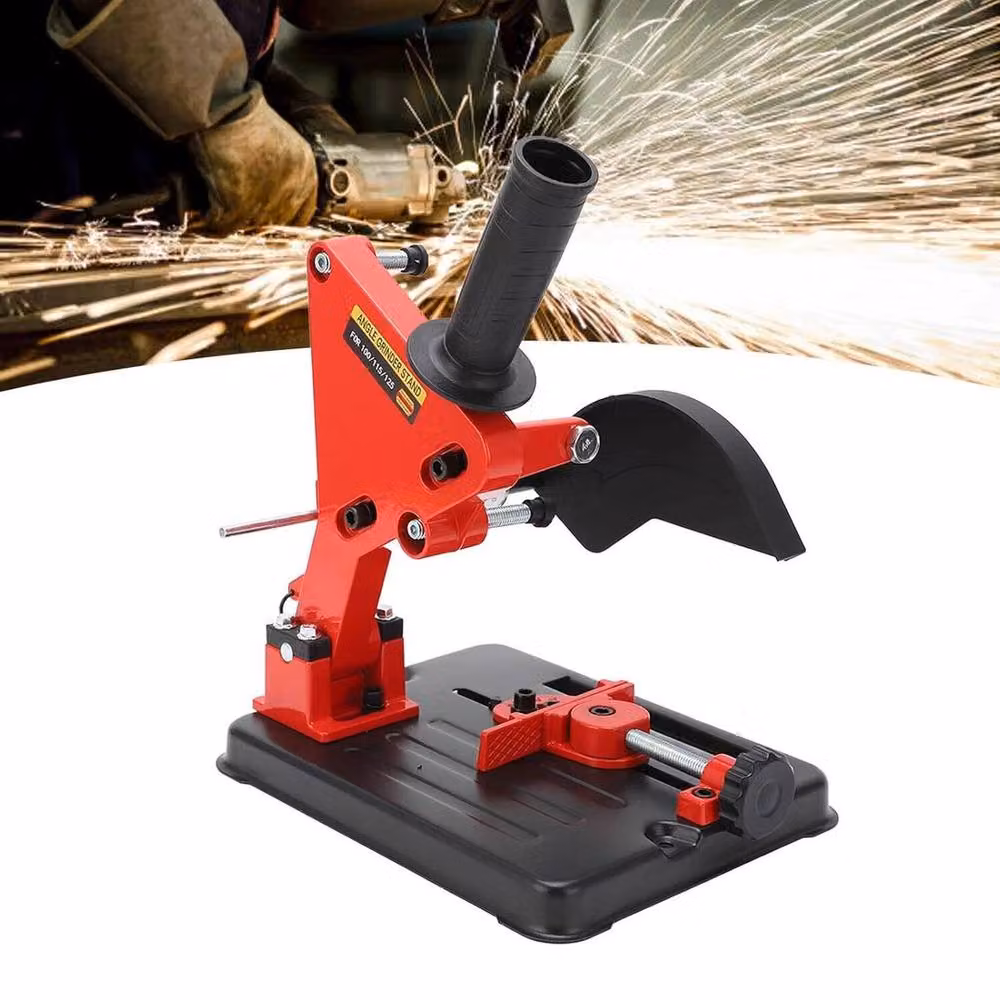 NESTLUNE Red Angle Grinder Stand with Cast Iron Base and Aluminum Alloy, W/D/H: 100 x 40 x 40 cm – 2