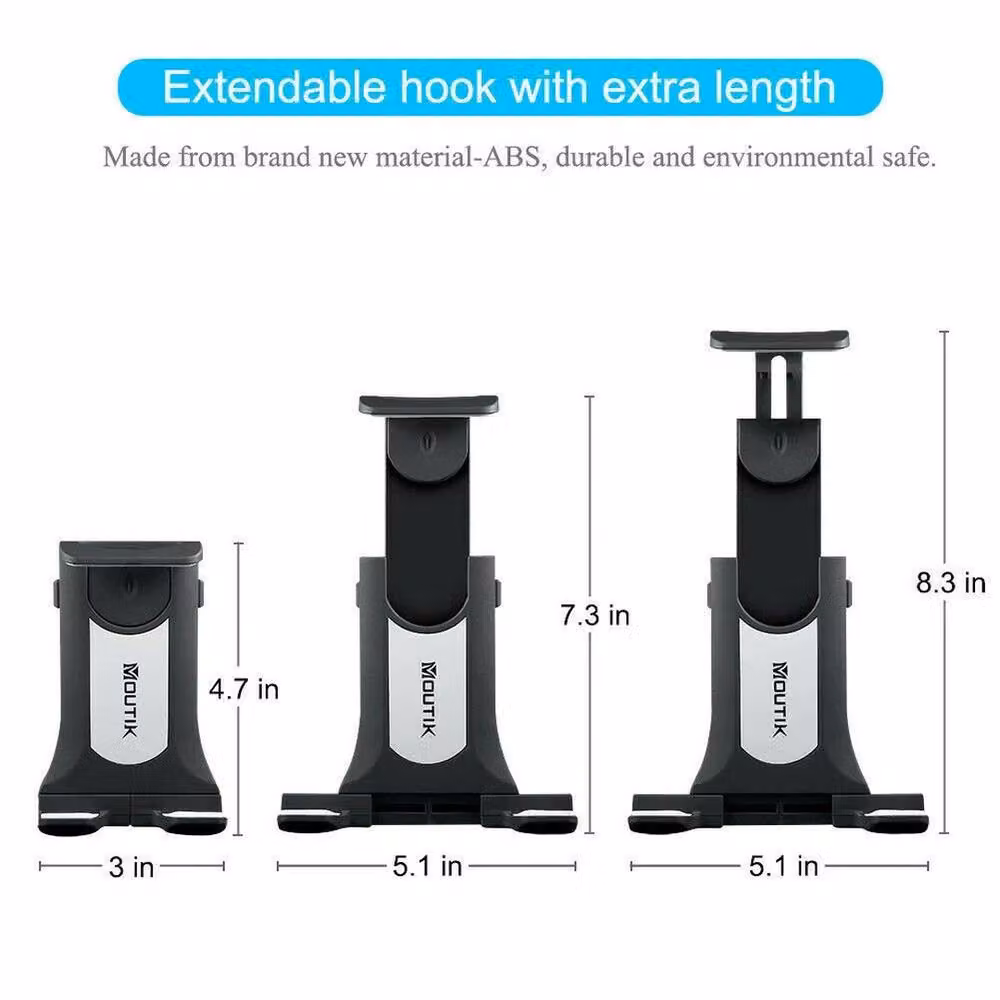 FLAVORA Magnetic Adjustable Universal Car Tablet Mount Holder in Black – 2