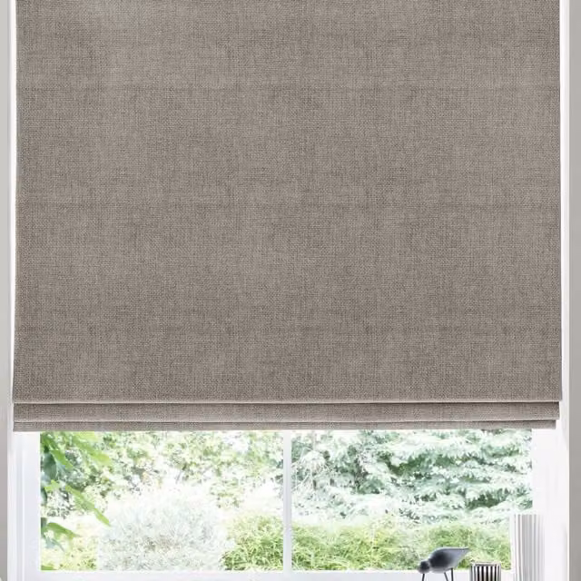 Simply Collection Lugano Made to Measure Blackout Roman Blind in Grey