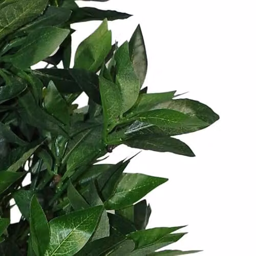 Leaf Design UK Pair of Green Artificial Bay Topiary Ball Trees, Height: 120 cm – 3