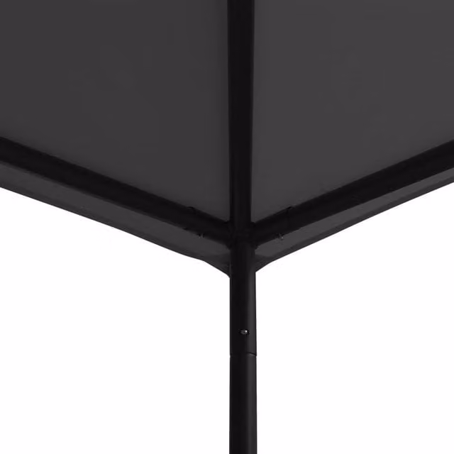 Berkfield Home Gazebo in Anthracite Grey with Steel Frame, W: 3 m x D: 3 m – 1