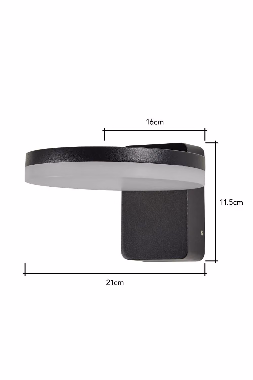 BHS Lighting Huck Modern LED Outdoor Wall Light in Black – 4