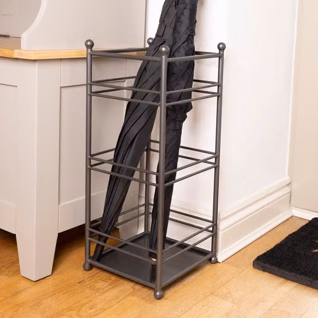 Charnwood Grey Metal Freestanding Iron Umbrella Stand