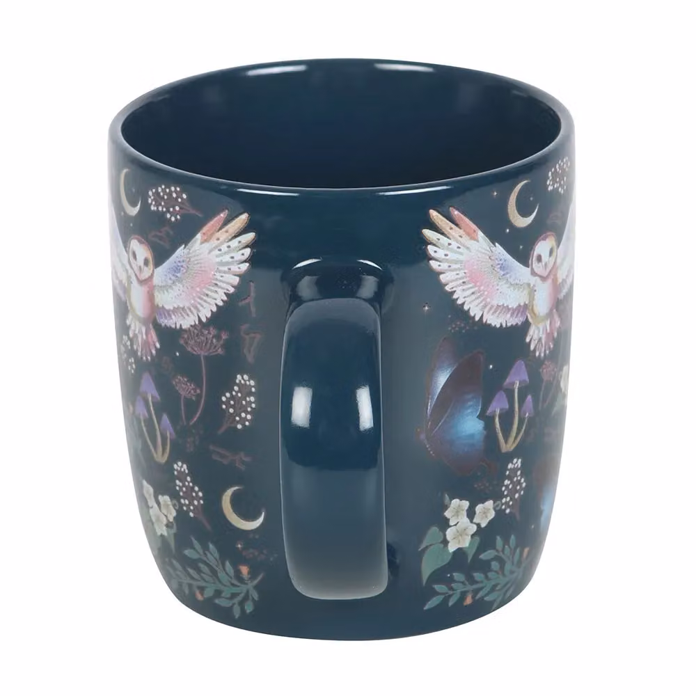 Something Different Night Flight All-Over Print Ceramic Mug, Green, 320ml – 2