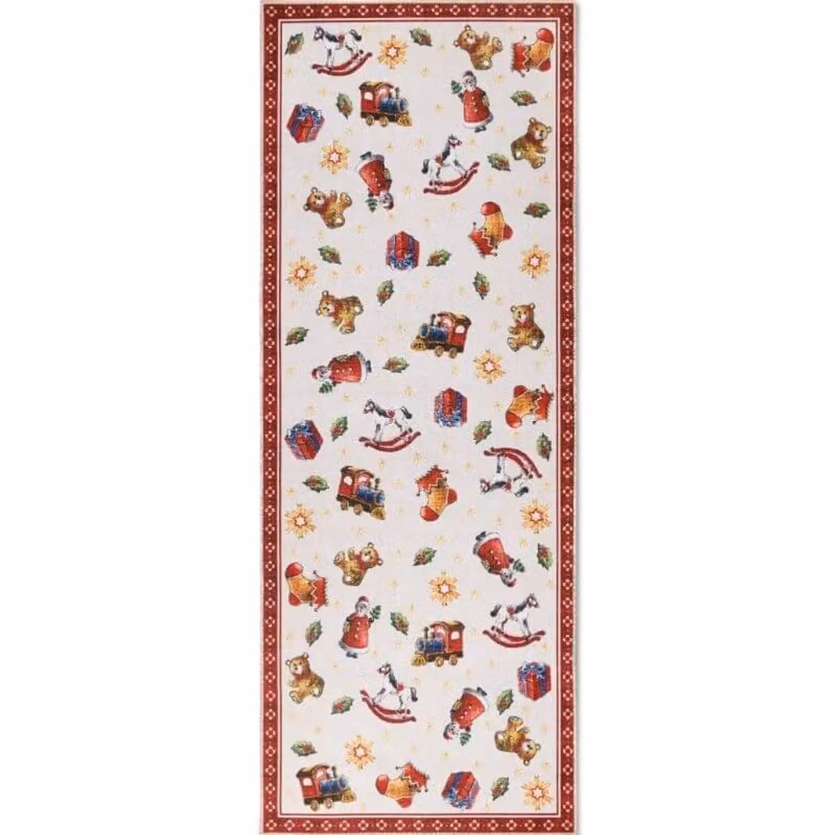 Villeroy & Boch Toys Delight Round Kids Motif Rug, Multicolour Red and Green, Diameter: 150 cm – 2
