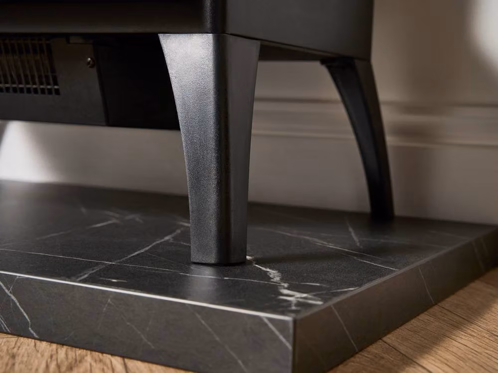 Sureflame Marlow 3-Sided Electric Floor Stove in Black – 4