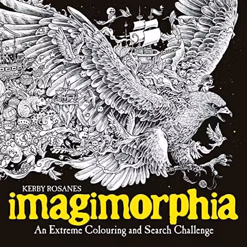 LOM ART Imagimorphia: An Extreme Colouring and Search Challenge Multicolour Adult Colouring Book