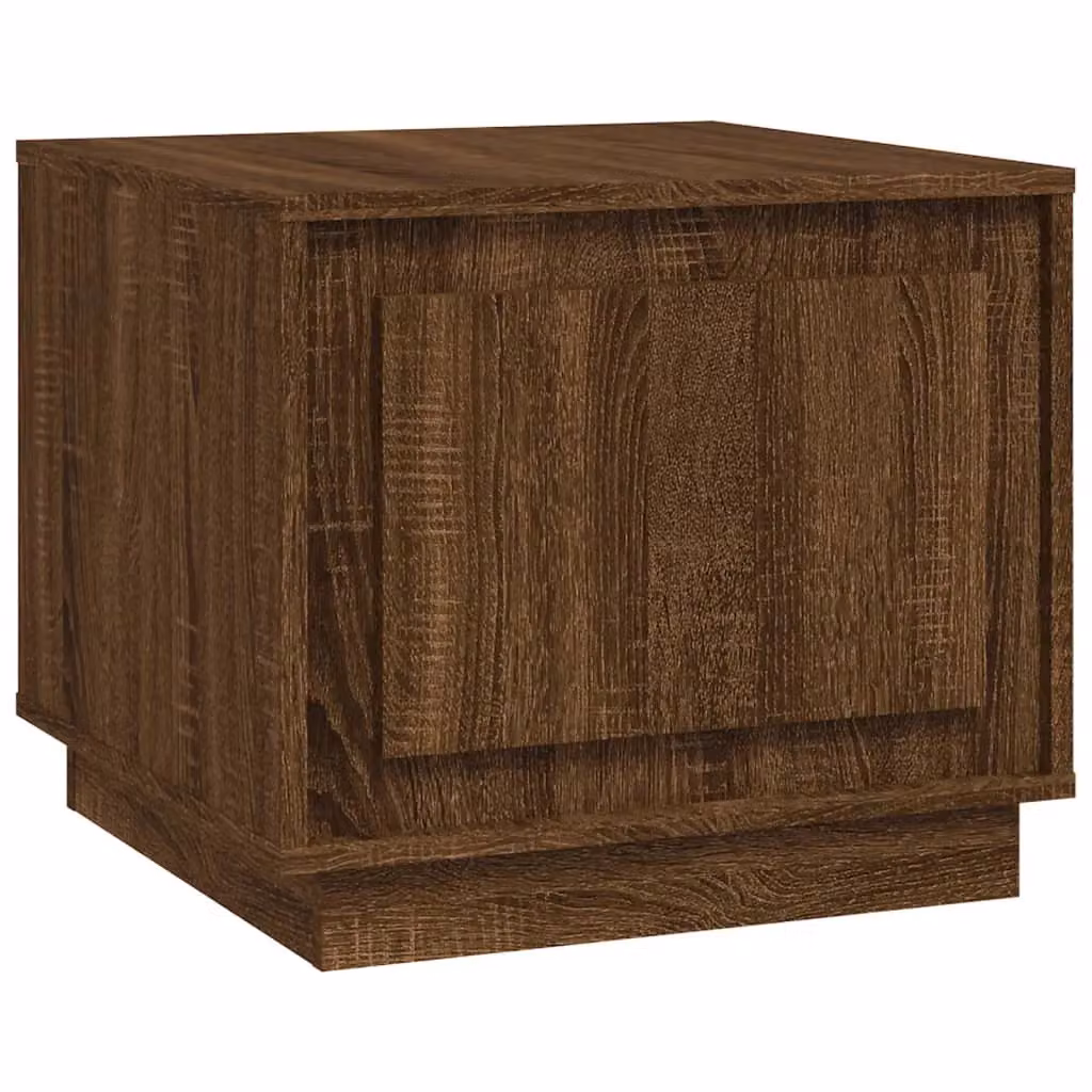 Berkfield Home Brown Oak Coffee Table, W/D/H: 51 x 50 x 44 cm – 2