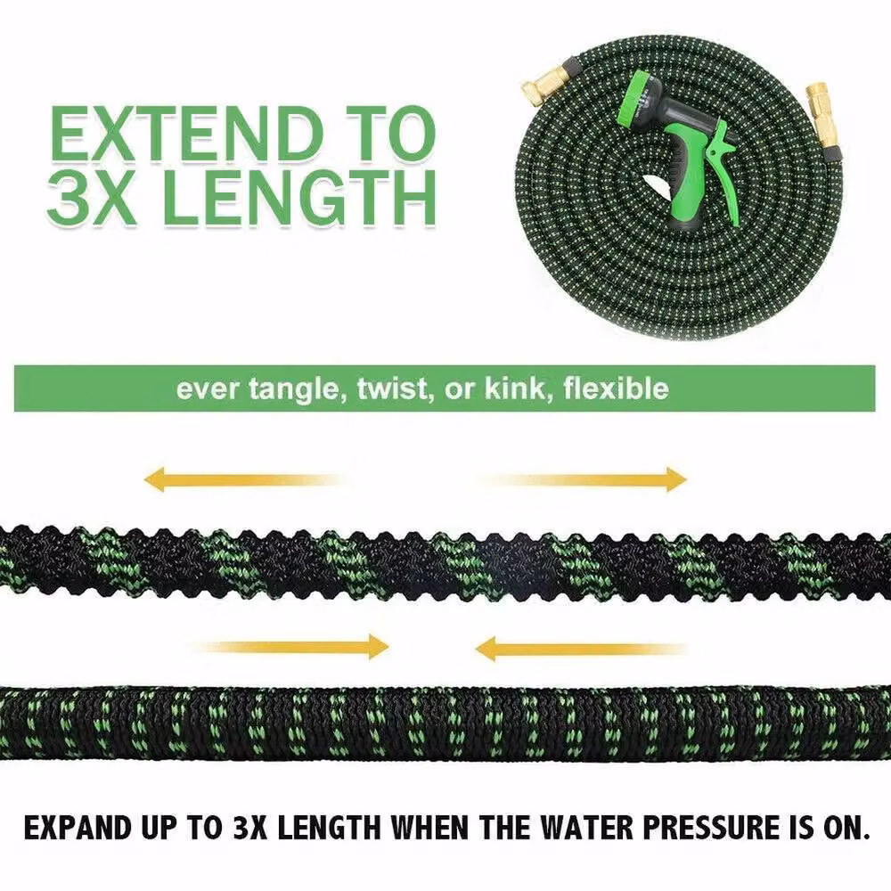 Nordara Heavy Duty Flexible Expandable Garden Magic Water Hose Pipe, Multicolour, 30.48 m – 4