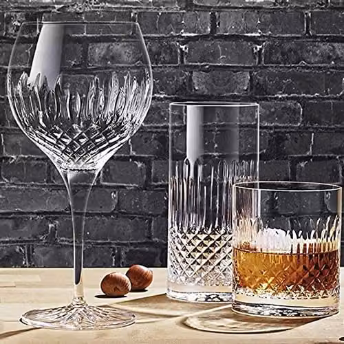 Luigi Bormioli Crystal Diamante Gin Glass Set of 4, 650ml, Transparent – 5