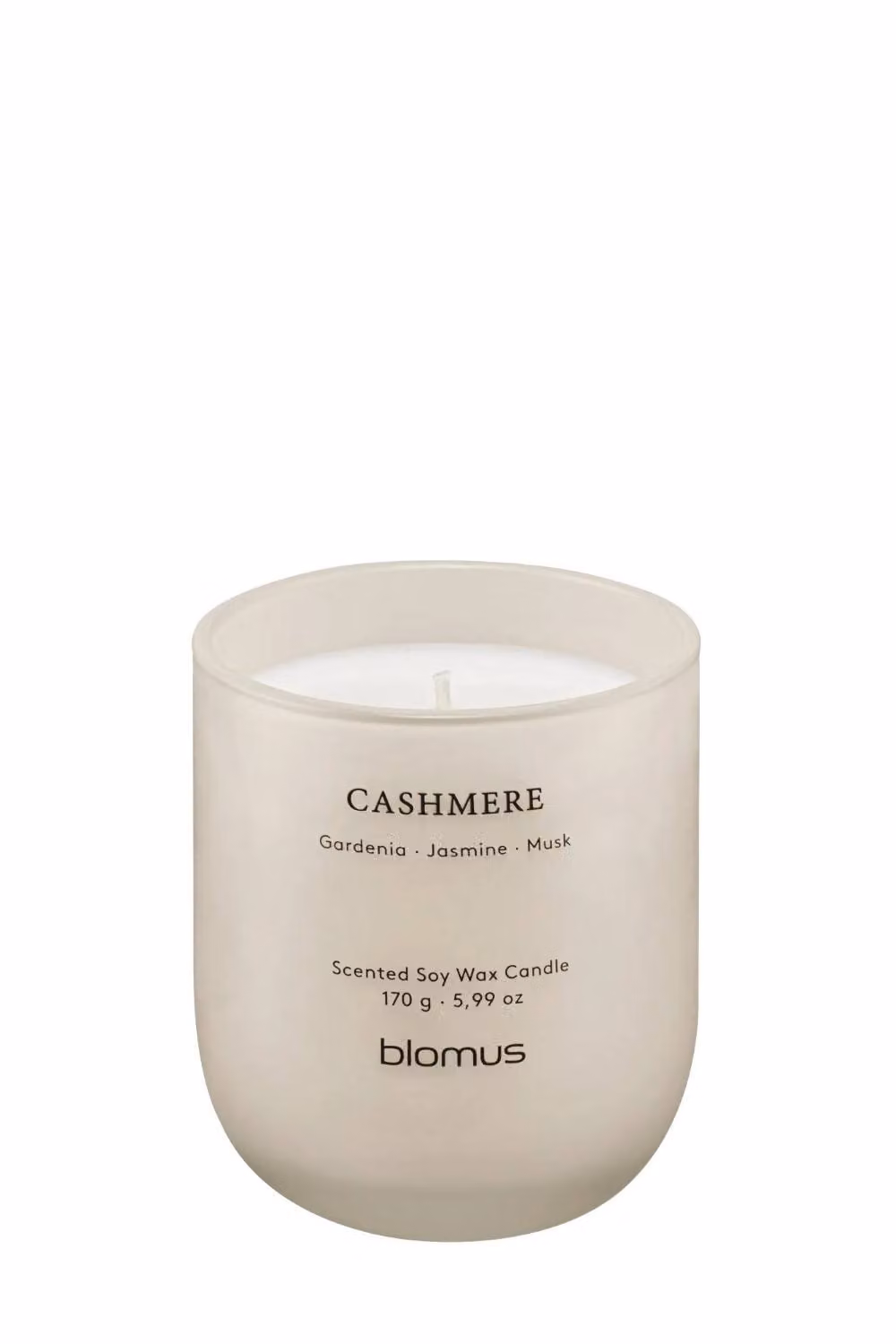Blomus TUOKSU Cashmere Scented Candle Moonbeam in Off-White with Soy Wax – 2