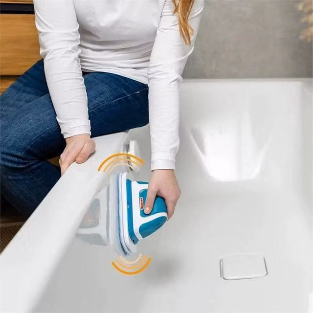 SPETLEK Multi Scrubber Cordless Cleaning Tool with Extension Pole in Blue