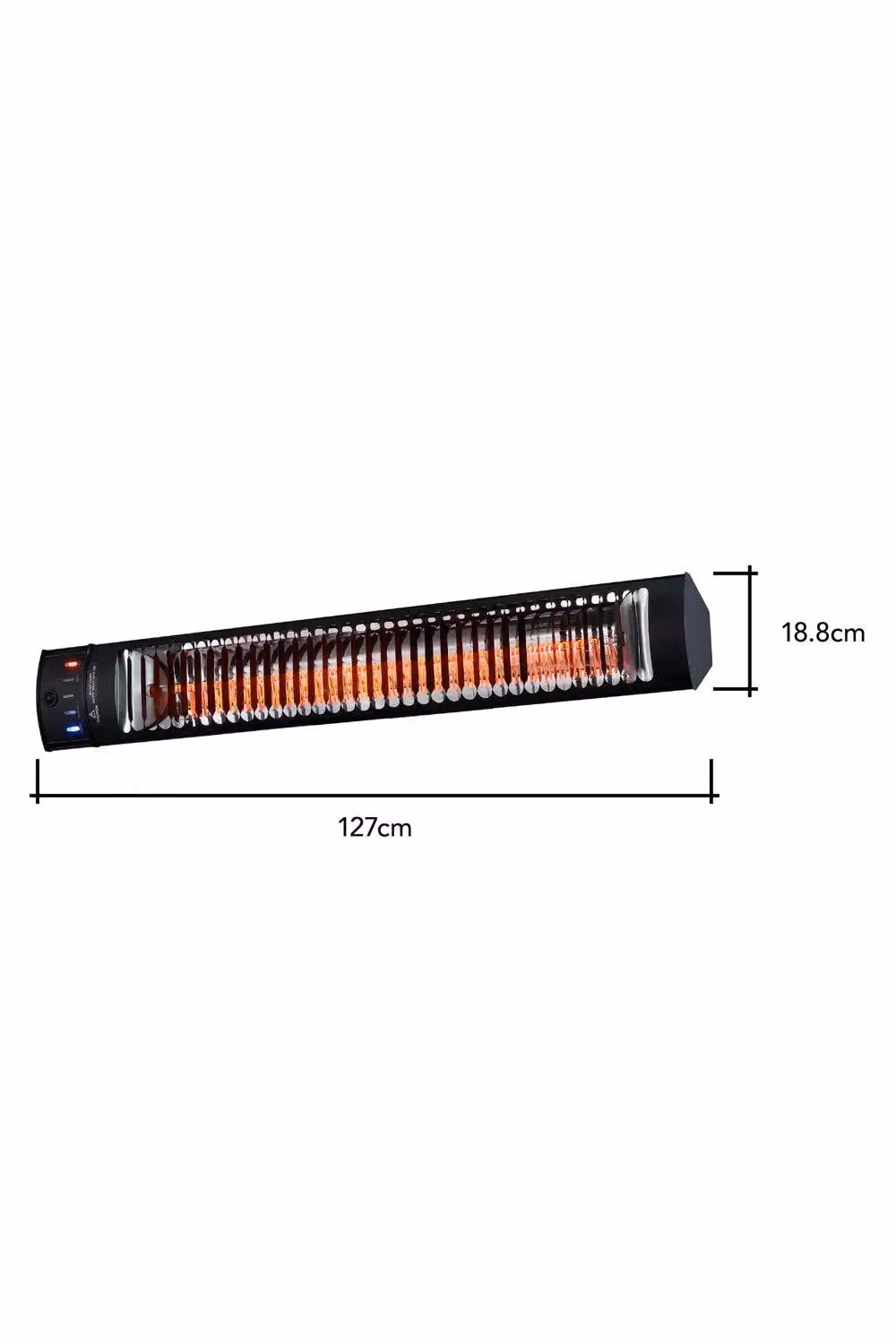 BHS Lighting 2800W Wall Radiant Heater with PIR in Black – 4