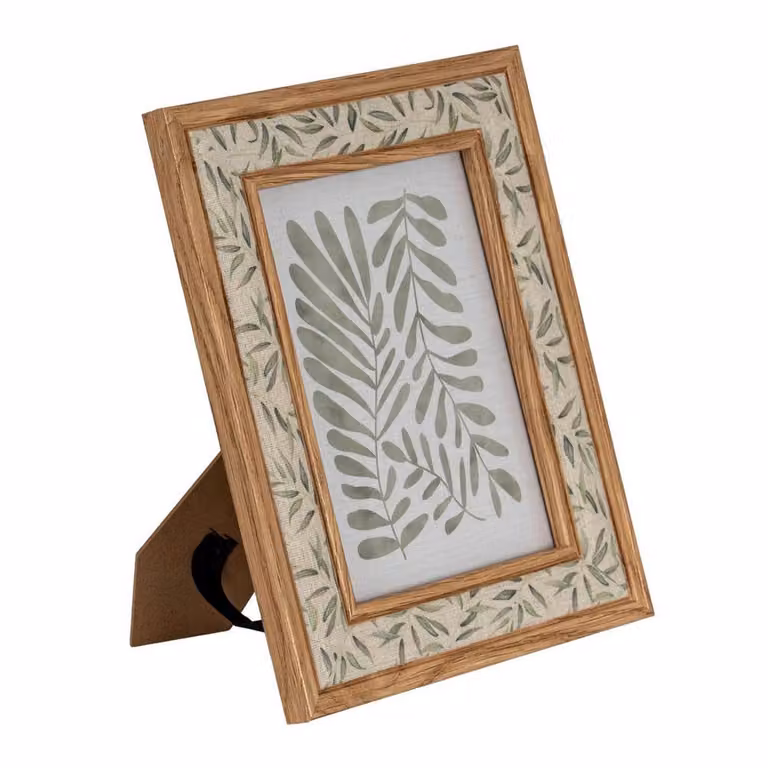 Lemon Pavilion Furniture and Decor Tundra Rectangular Wood Photo Frame, Brown, 5x7 inch