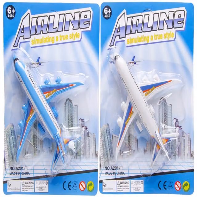 LG-Imports Single Airline Airplane Toy in White