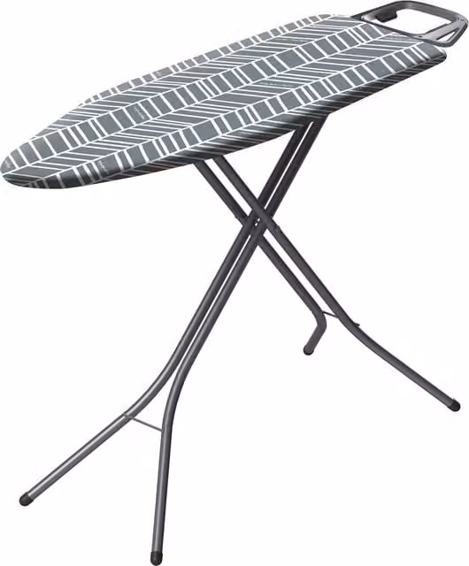 Minky Ultima Reflector Ironing Board in Grey and White with Iron Rest