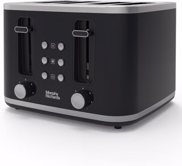 Morphy Richards Motive 4 Slice Toaster in Black