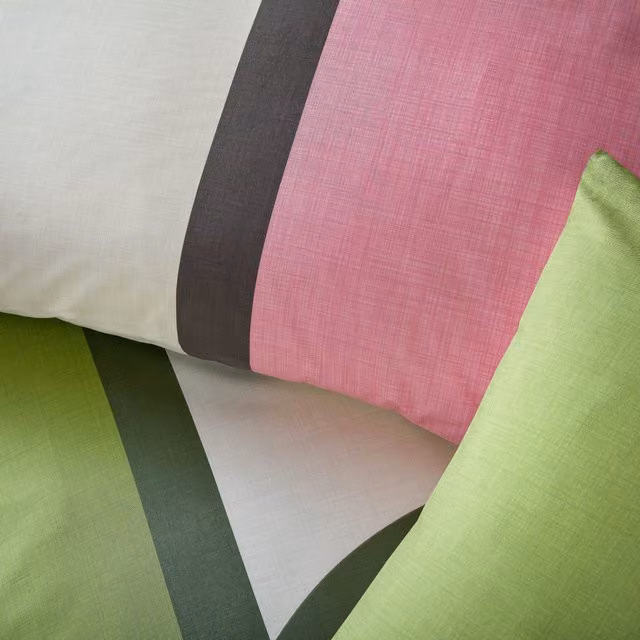 Orla Kiely Abacus Block Multicolour Cotton Percale Housewife Pillowcase