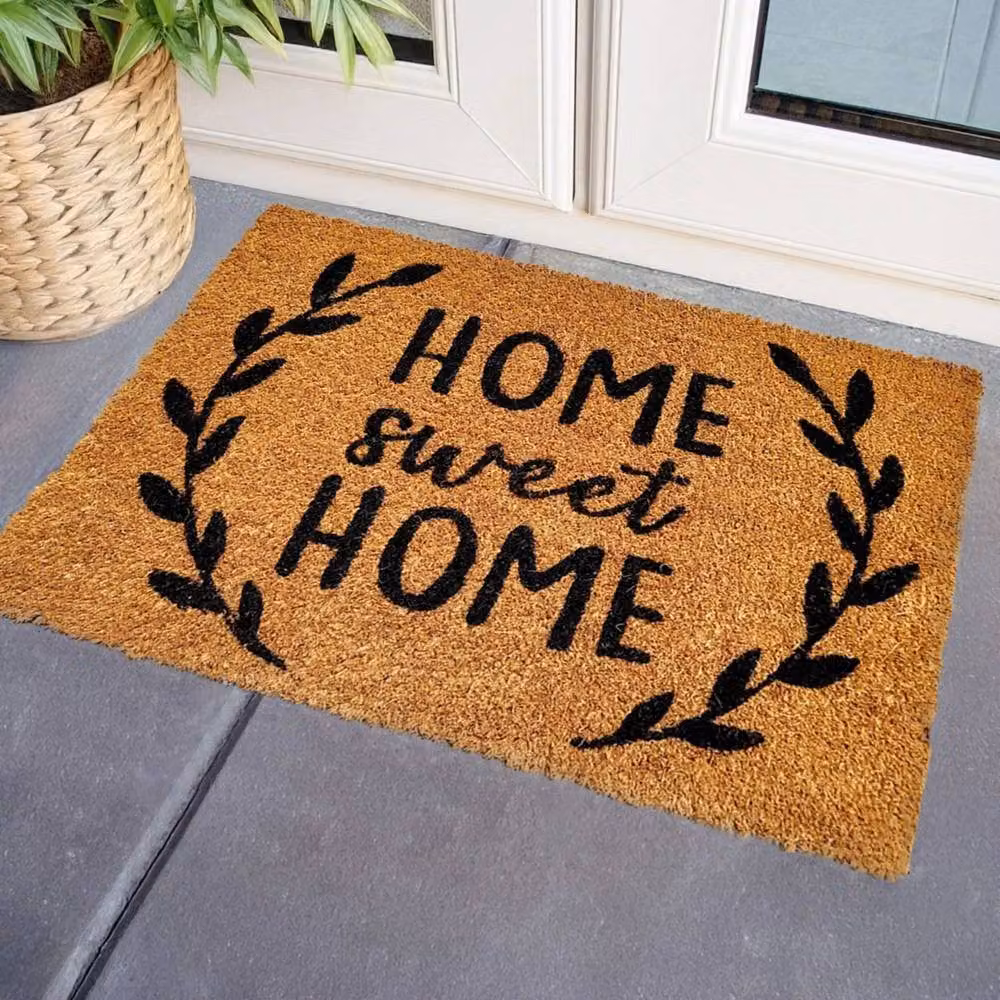 Marco Paul Heavy Duty Natural Coir Door Mat in Brown, W: 40 cm, D: 60 cm – 4