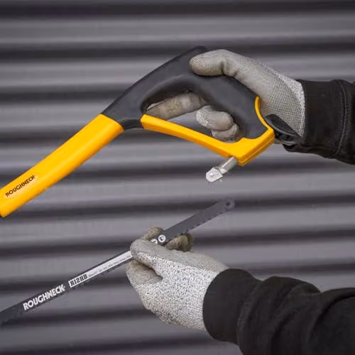 Roughneck Heavy Duty Manual Hacksaw in Yellow and Multicolour – 3