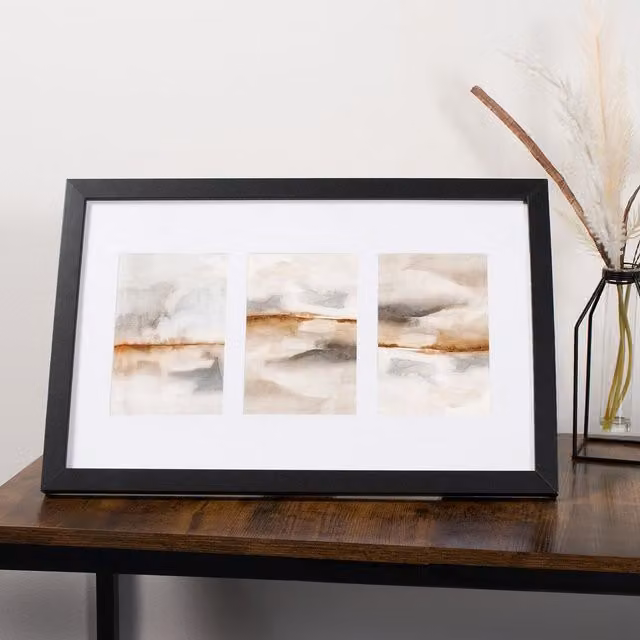 OHS Multi Photo Frame, Black, Rectangular, 10x15 cm
