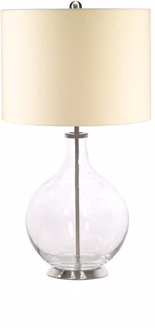 Netlighting Orb Transparent Glass Table Lamp with E27 Bulb Holder – 1