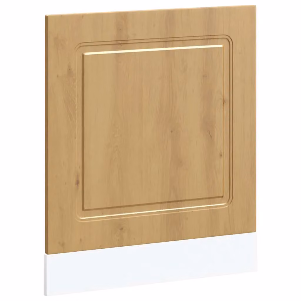 Berkfield Home Kalmar Artisan Oak Dishwasher Panel, Brown, W/D/H: 60 x 1.5 x 67 cm – 2