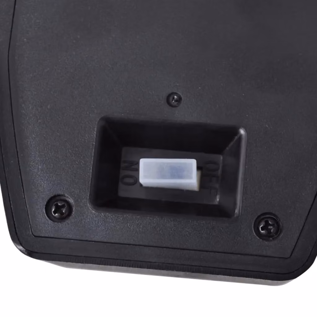Berkfield Home Solar LED Wall Lamps with Motion Sensor, 2 Pack, Black – 5