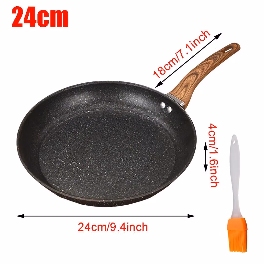 SPETLEK Black Non Stick Frying Pan with Ceramic Granite Marble Coating – 2