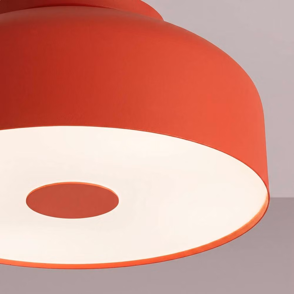 Sollux Lighting Modern Round Ceiling Lamp in Red, W/D/H: 15 x 30 x 30 cm – 3