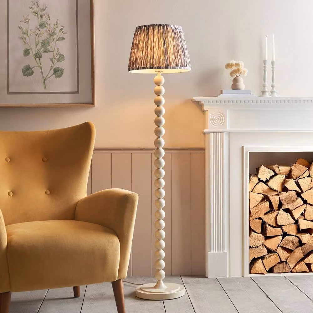 Netlighting Higgledy Floor Lamp in Grey and White with E27 Socket, Diameter: 35 cm – 2