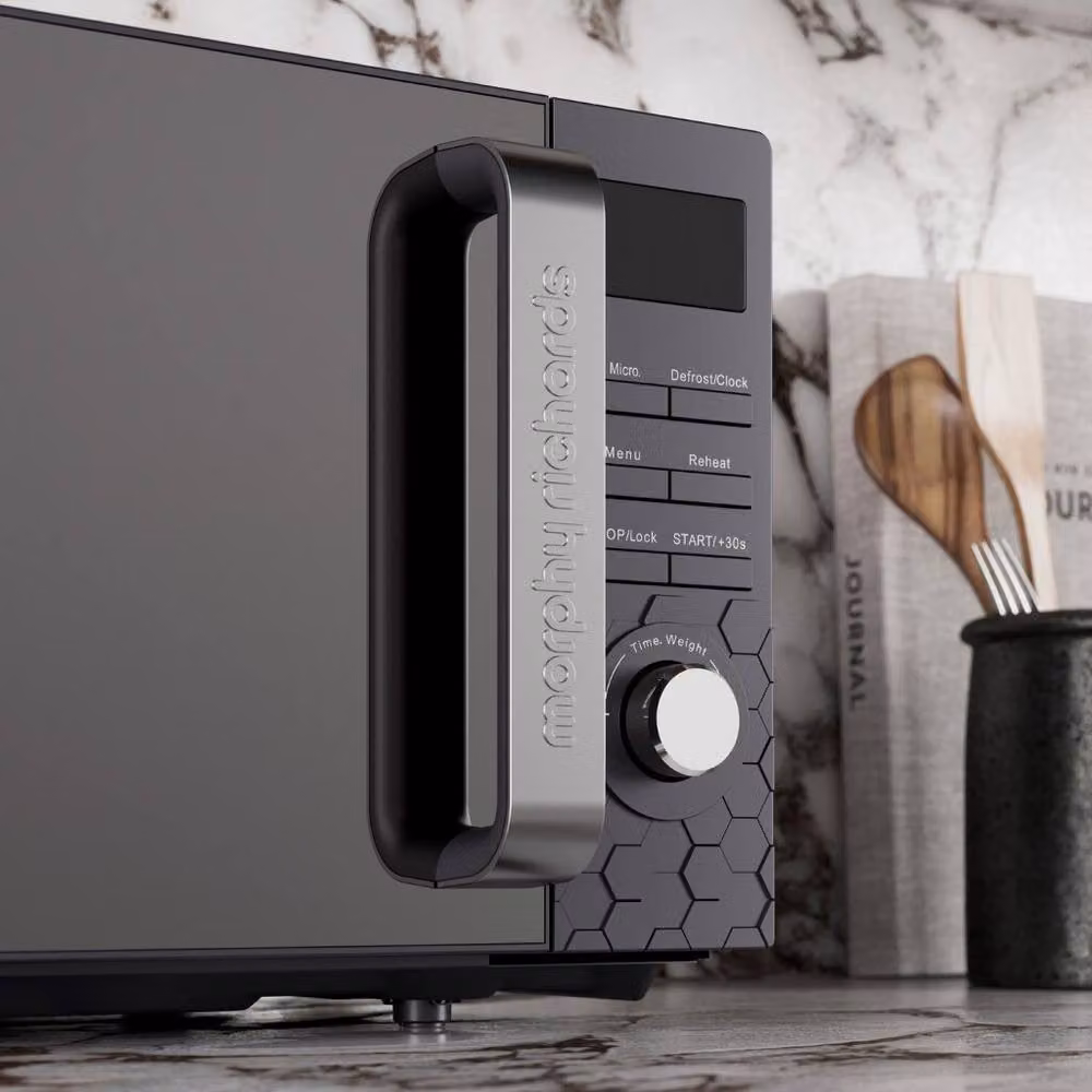 Morphy Richards Cassini 20L 800W Solo Digital Countertop Microwave in Black – 4