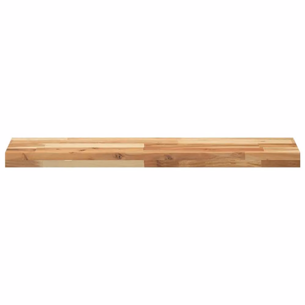 Berkfield Home Rectangular Solid Wood Acacia Table Top, Brown, W: 80 cm, D: 20 cm, H: 4 cm – 2