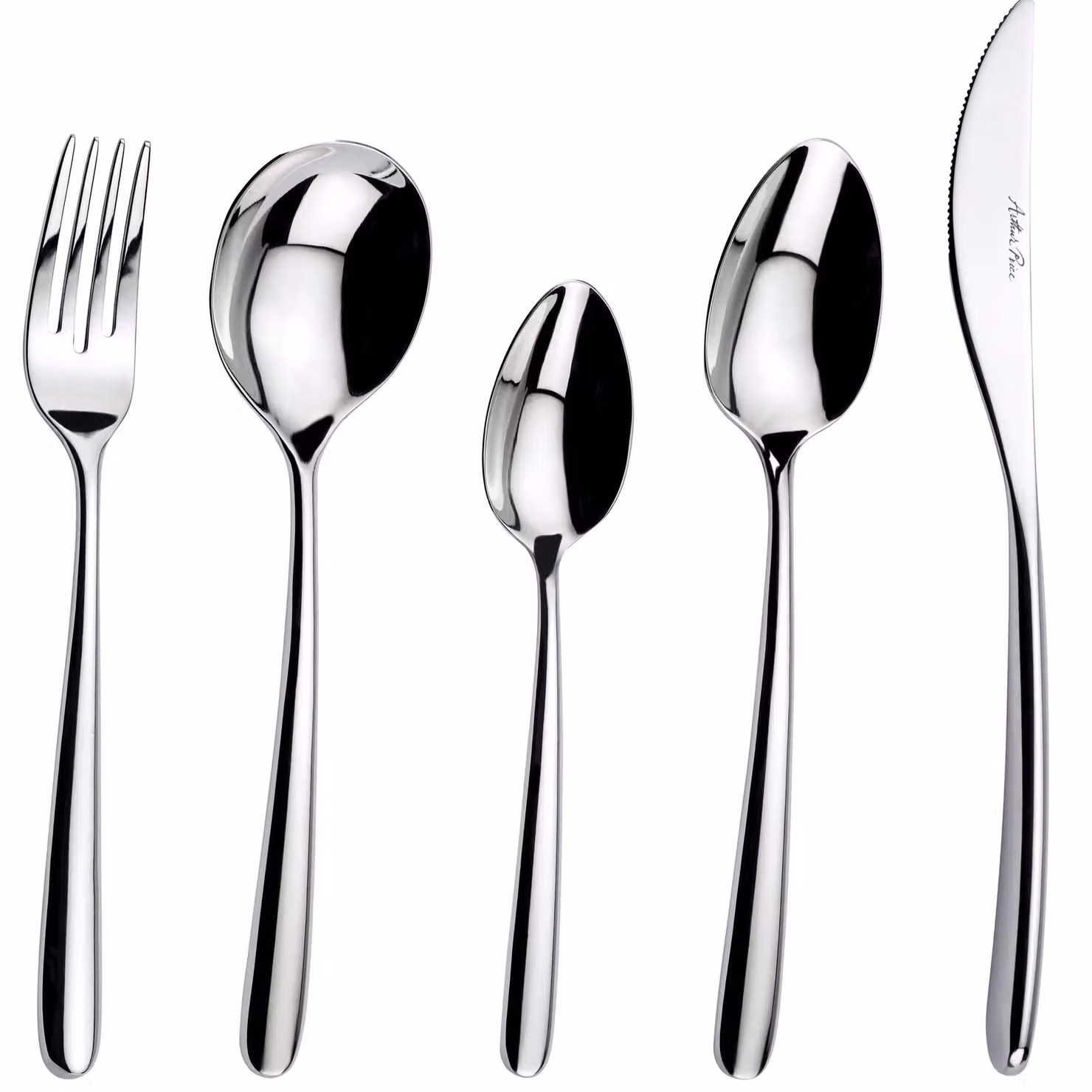 Arthur Price Signature Echo 44 Piece 6 Person Stainless Steel Cutlery Set in Silver – 2
