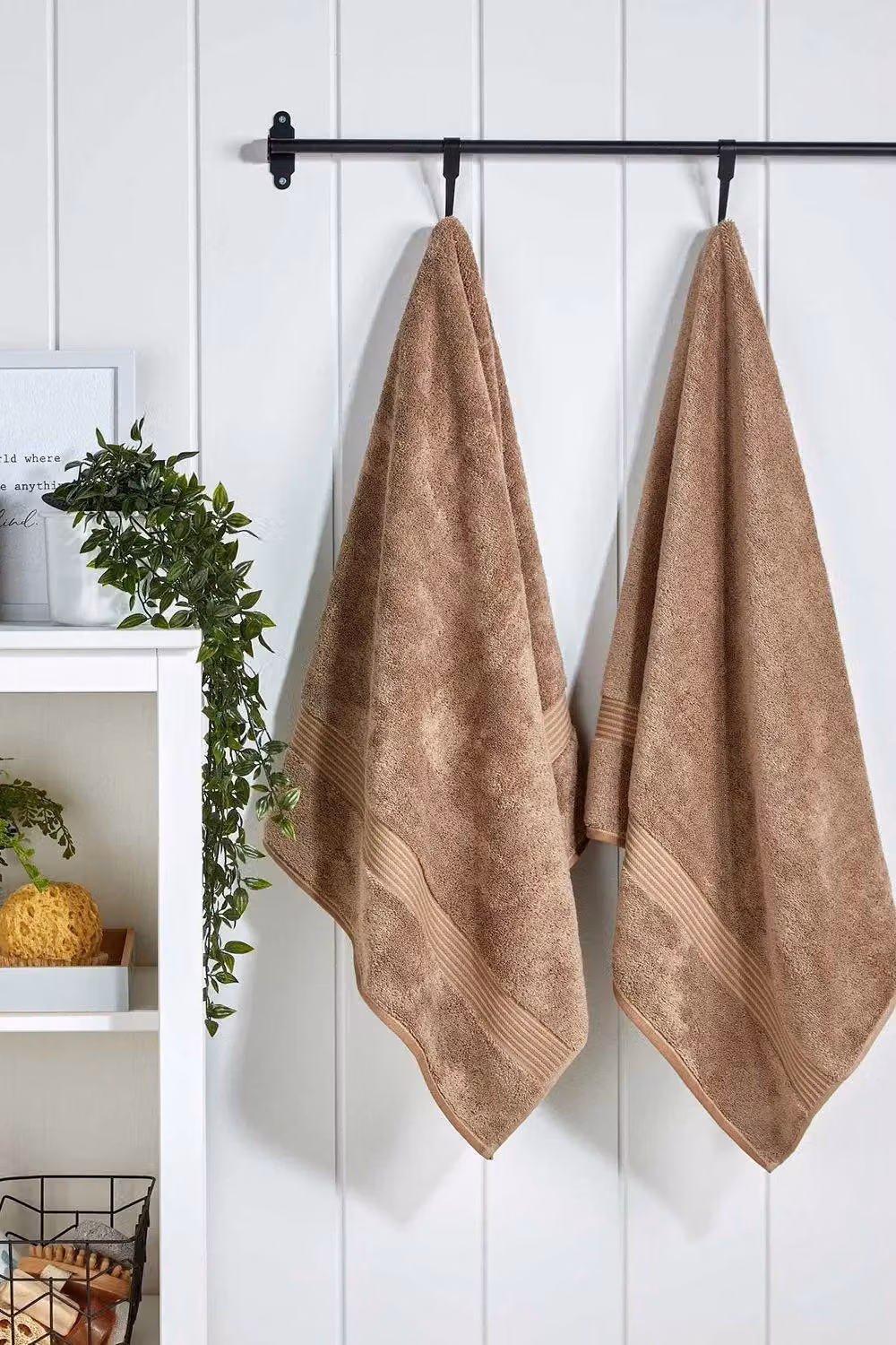 Christy Supreme Hygro 8 Piece Luxury Supima Cotton Towel Set in Brown – 4