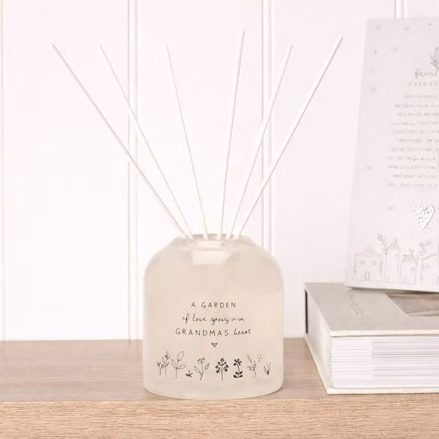 Moments Grandma Floral Reed Diffuser, 200ml, Beige