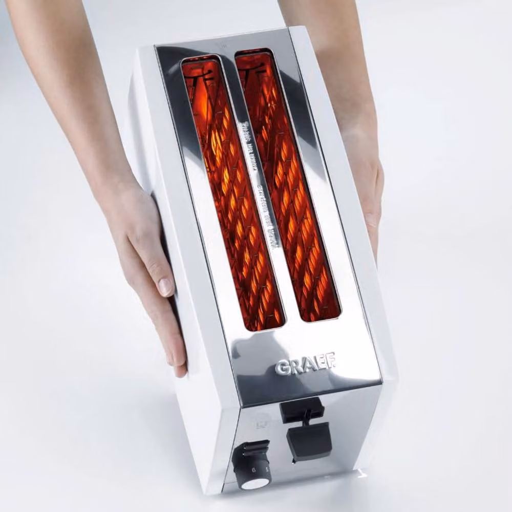 Graef 4 Slice Toaster in White – 2