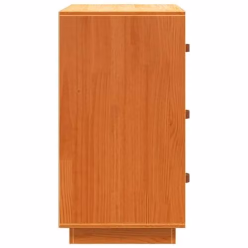 vidaXL Solid Wood Pine Sideboard in Wax Brown, W/D/H: 80 x 40 x 75 cm – 2