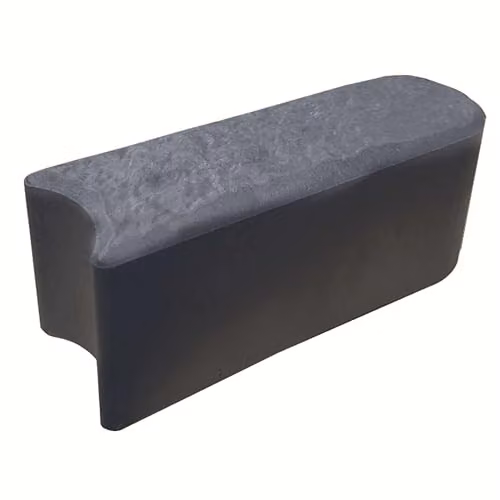 Nicoman Grey Rubber Stone Effect Garden Lawn Edging Border, Set of 8 – 2