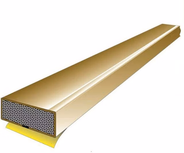 Loops 25 Pack Intumescent Fire Door Seal Strip, Brown, W/D/H: 2100 x 15 x 4 mm