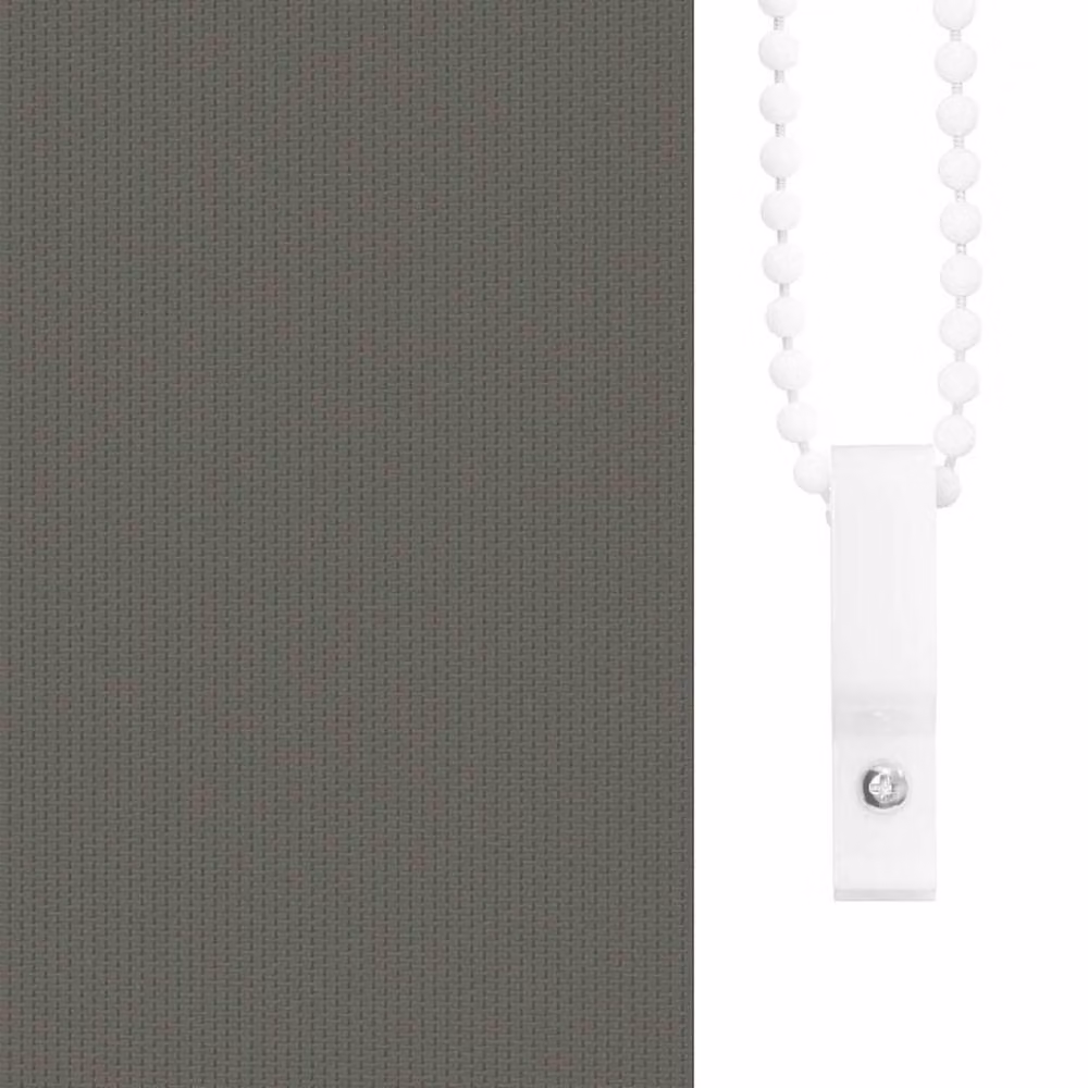 Berkfield Home Grey Blackout Roller Blind, Thermal Insulating Polyester, W: 50 cm, H: 230 cm – 3